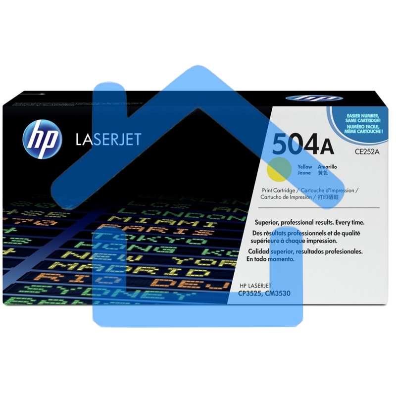 Картридж лазерный HP CE252A желтый для CLJ CM3530/CP3525 7000стр.