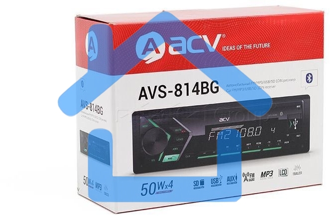 Автомагнитола ACV VS-814BB 1DIN 4x50Вт