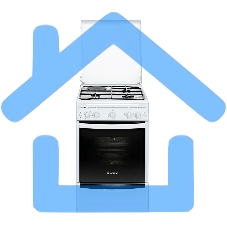 Плита комбинированная Gefest 5110-01 белый, конфорок 3 газовых и 1 электрическая, духовка газовая 52 л, 50 см x 85 см x 58.5 см