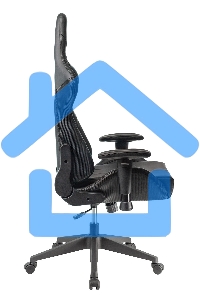 Кресло игровое A4Tech Bloody GC-500, черный, эко.кожа, крестовина пластик