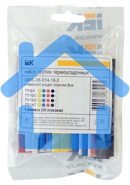 Набор ТТУ 2/1, 4/2, 6/3, 8/4 З, С, К, Ч, Б 20х8см/упак IEK