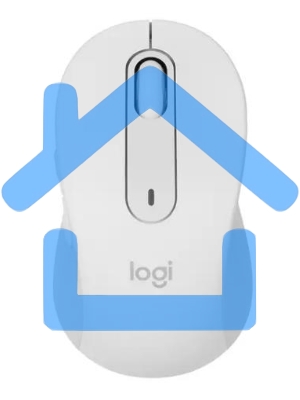 Мышь беспроводная Logitech Signature M650 белый, 4000 dpi, радиоканал, Bluetooth, USB, кнопки - 5