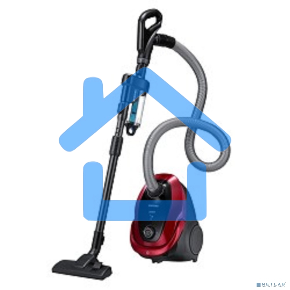 Пылесос Samsung VC20M257AWR красный, 460/2000 Вт, уборка сухая, пылесборник мешок 2.5 л