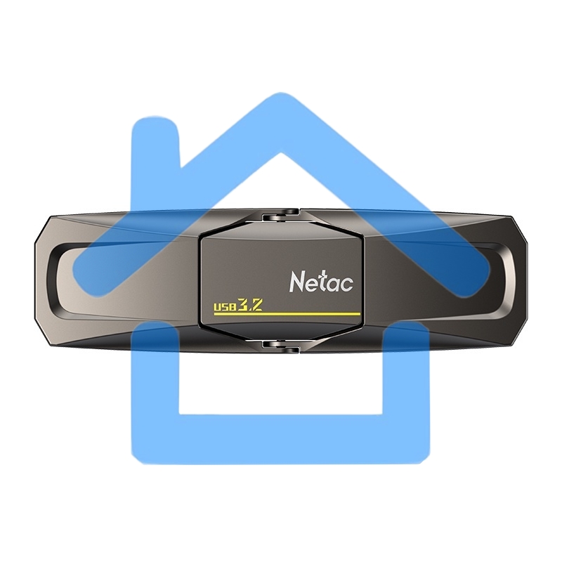 Флешка USB R/W Netac US5 1Tb USB3.2+TypeC Solid State Flash Drive, up to 550MB/500MB/s
