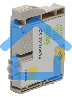 Картридж струйный Cactus CS-EPT0634 желтый (10 мл) для Epson Stylus C67/C87/CX3700/CX4100/CX4700