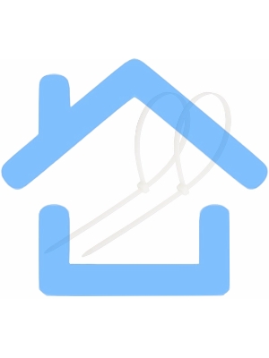 Хомут-стяжка кабельная нейлоновая Rexant 150 x3,6 мм, белая, упаковка 100 шт.