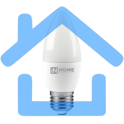 Лампа светодиодная LED-СВЕЧА-VC 11Вт 230В E27 4000К 990лм IN HOME 4690612020495