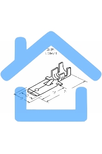Клемма плоская штекер 6.3 мм 0,5-1.5 мм² (РП-п 1.5-(6.3) L = 25,5 мм) Rexant
