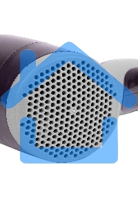 Фен для волос Galaxy Line GL 4338, фиолетовый,1200 Вт, 2 скорости потока воздуха, складная ручка, насадка-концентратор, подвесная петля, длина шнура питания 170 см