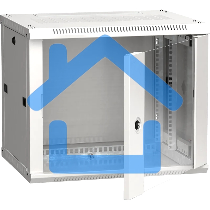 Шкаф ITK LINEA W 6U 600x450 мм дверь стекло, RAL7035