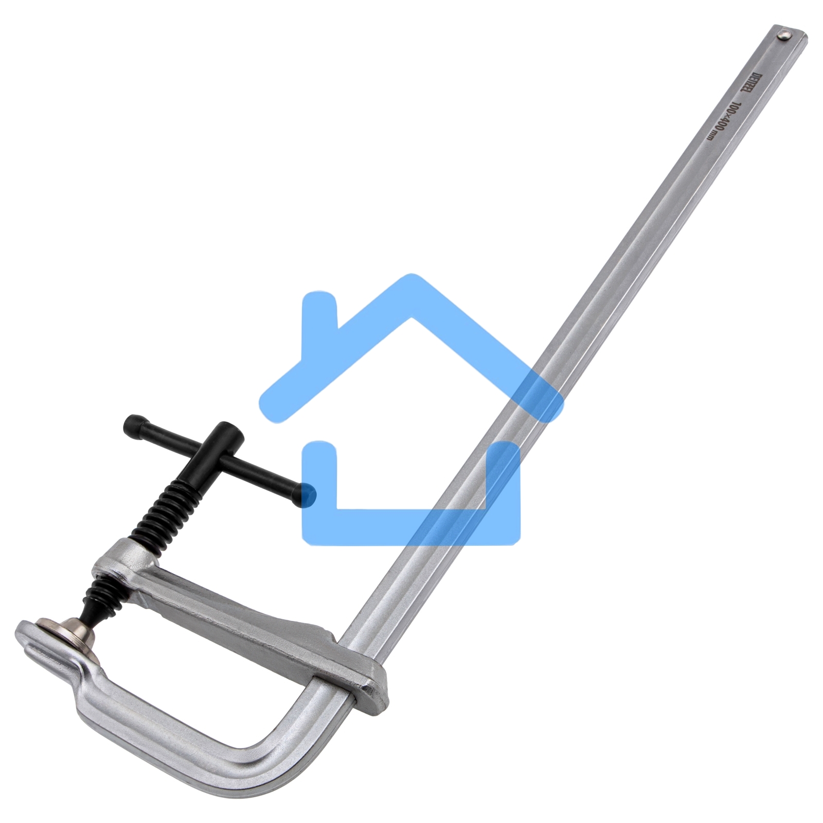 Струбцина Denzel F-образная, 100x400 мм, кованая