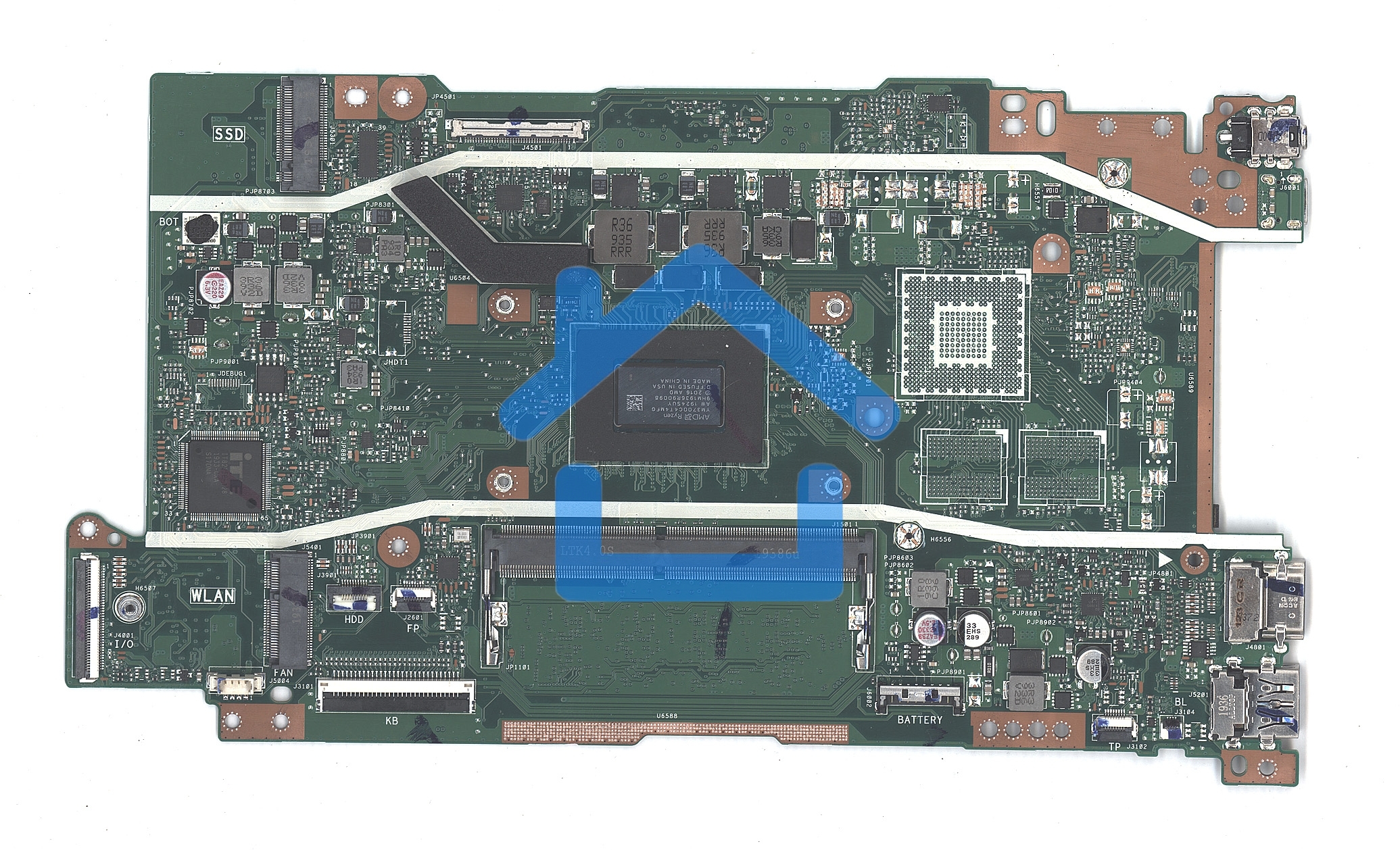 Материнская плата для Asus X509DA 4G/R7-3700U