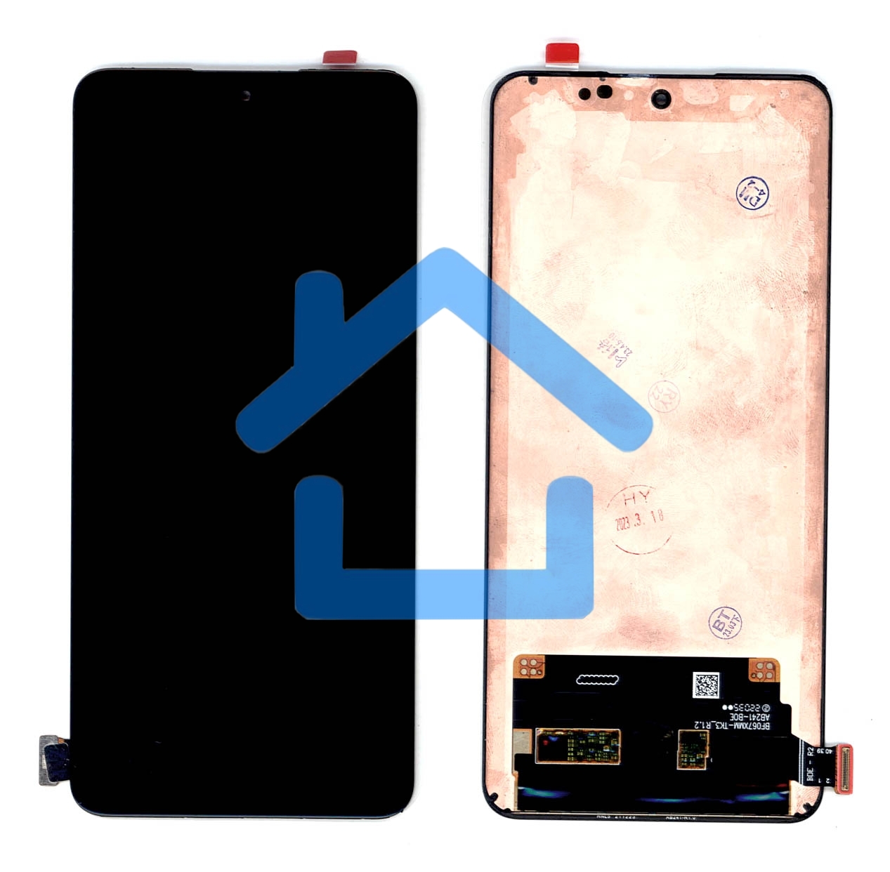 Дисплей для Realme GT Neo 3 в сборе с тачскрином черный