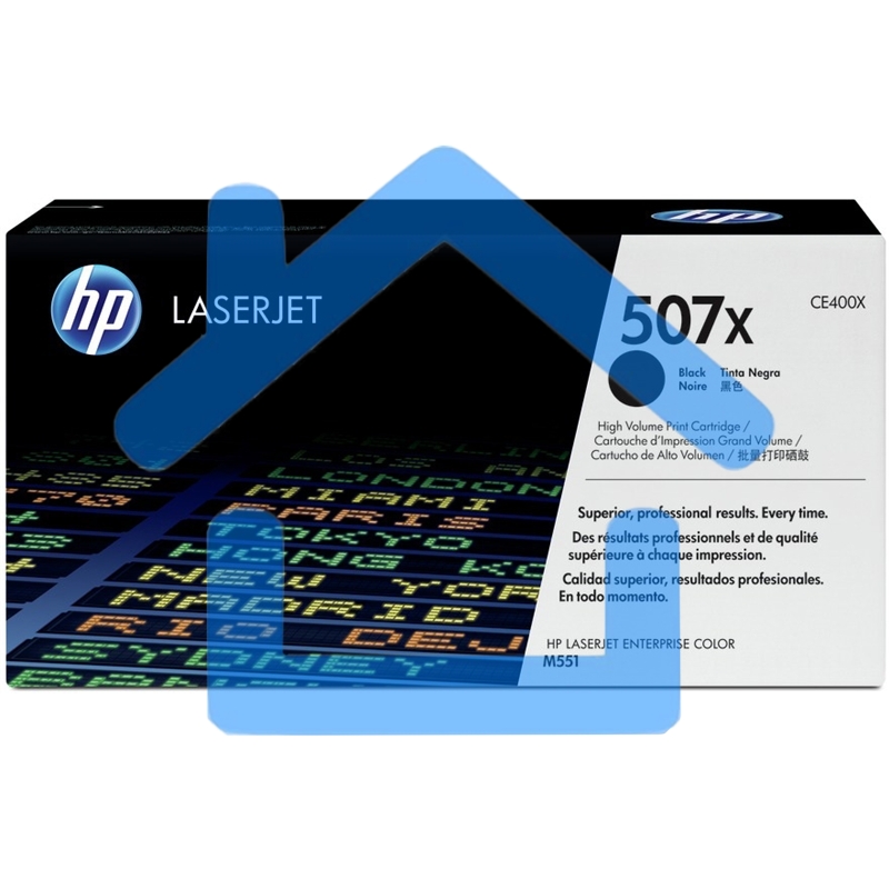 Картридж лазерный HP 507X CE400X черный для CLJ M551/MFP M575 11000 стр.
