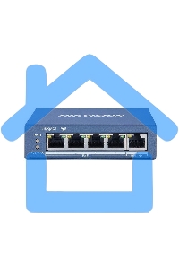Коммутатор 4PORT 1000M POE DS-3E0505P-E/M HIKVISION
