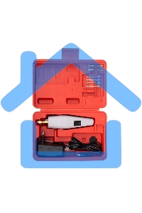 Дрель (гравер) Rexant 12000 об/мин, 12 Вт, 10 насадок, в кейсе