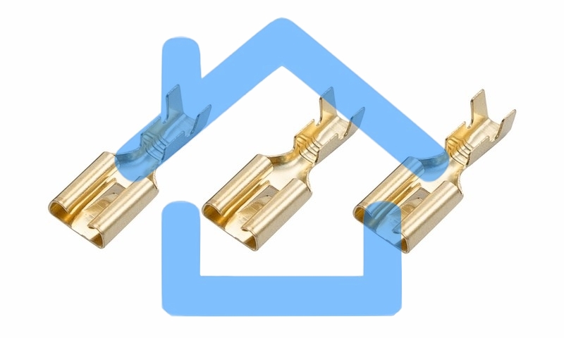 Клемма плоская гнездо 7.5 мм 1-2.5 мм² (РП-м 2.5-(6.3)) Rexant