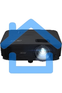 Проектор Acer X1123HP черный (DLP, 800x600, 4000Lm, 1.96-2.15:1, 20000:1, VGA, HDMI, Composite, USB-B) (MR.JSA11.001)