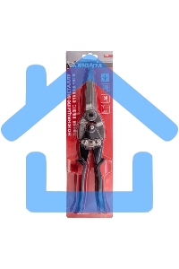 Ножницы по металлу Matrix, удлиненные, 285 мм, пряморежущие, обрезиненные рукоятки