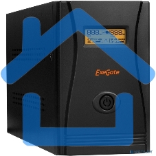 Источник бесперебойного питания ExeGate EP287659RUS SpecialPro Smart LLB-3000.LCD.AVR.C13.RJ.USB 3000VA/1800W, LCD, AVR, 6*IEC-C13, RJ45/11, USB, черный