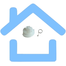 Флажок сброса картриджа с пруж (Reset Lever) Brother HL-2130/2132 (Mitsubishi) TN2080/2090