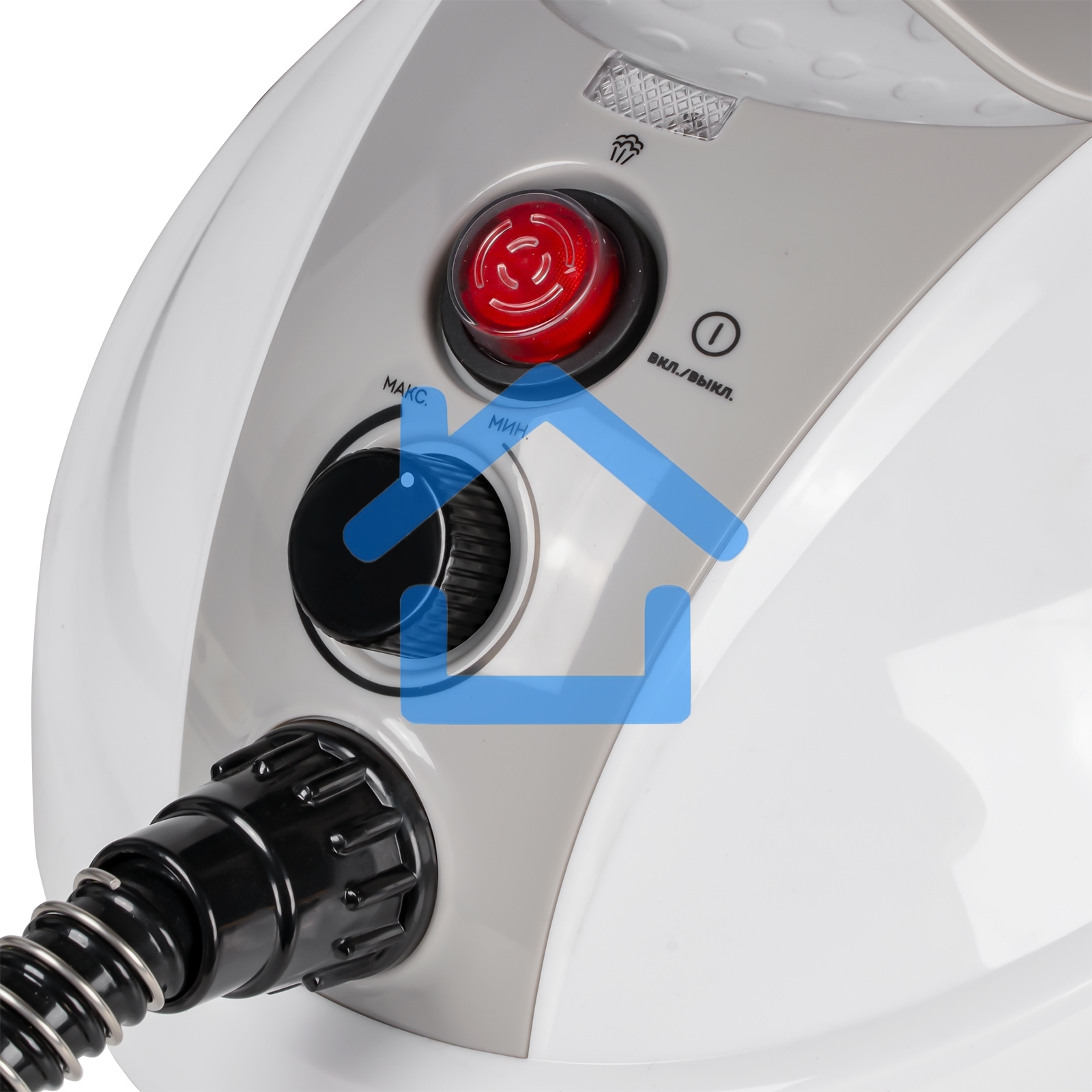 Пароочиститель Galaxy Line GL 6270, белый, 1500 Вт, 700 мл, 3,5 бар, выход пара 65 г/мин, нагрев 10 мин, время раб. до 30 мин, темп. пара 100°С, блокировка подачи пара, регул. выхода пара, защита от перегрева, степень защиты IPX4, аксессуары: насадка для 