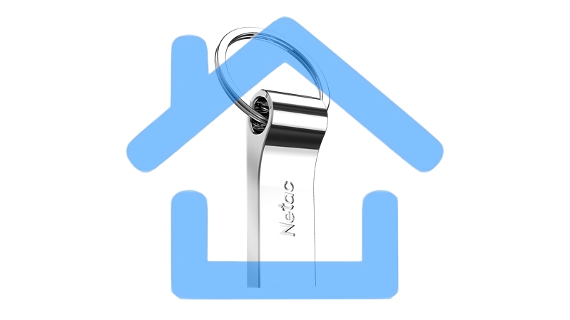 Флешка USB R/W Drive Netac U275 USB2.0 64Gb, retail version