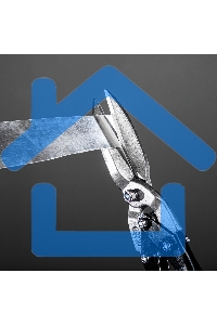 Ножницы по металлу Matrix, удлиненные, 285 мм, пряморежущие, обрезиненные рукоятки