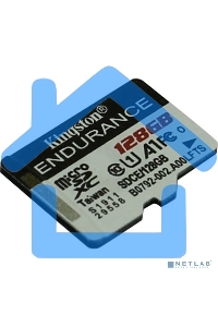 Флеш карта microSD 128Gb Kingston microSDНC Class 10 A1 UHS-I Endurance 95R/45W Card Only