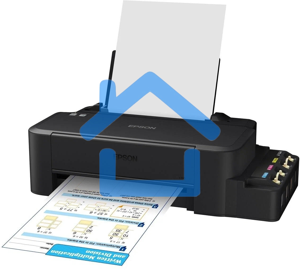 Принтер струйный Epson L121 (C11CD76414), A4, цветной, печ. до 9 стр/мин. (ч/б) до 4.8 стр/мин. (цвет), 720 x 720 dpi, USB