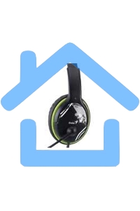 Гарнитура Genius HS-400А Black-Green