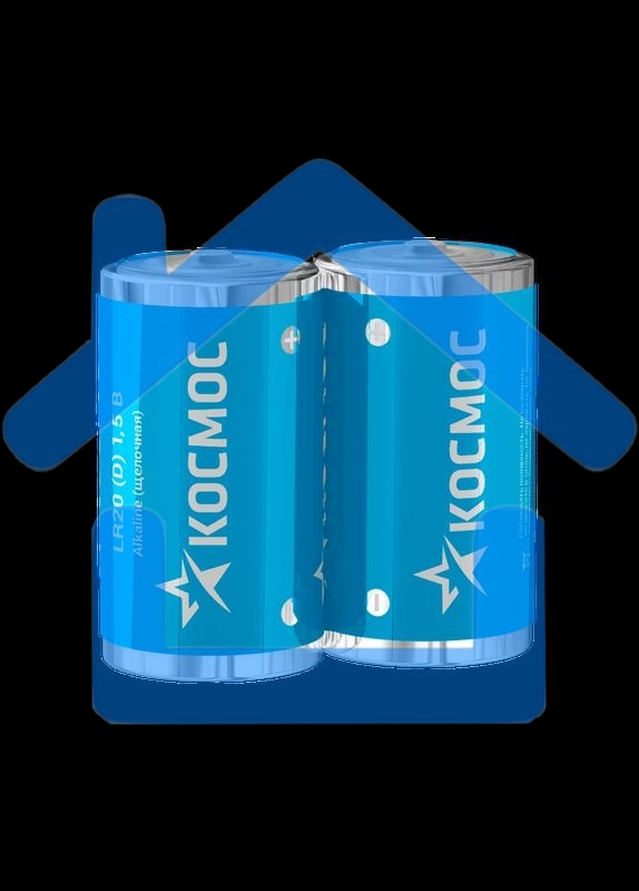 Элемент питания LR20 (уп.2шт) Космос KOCLR20MAX2S