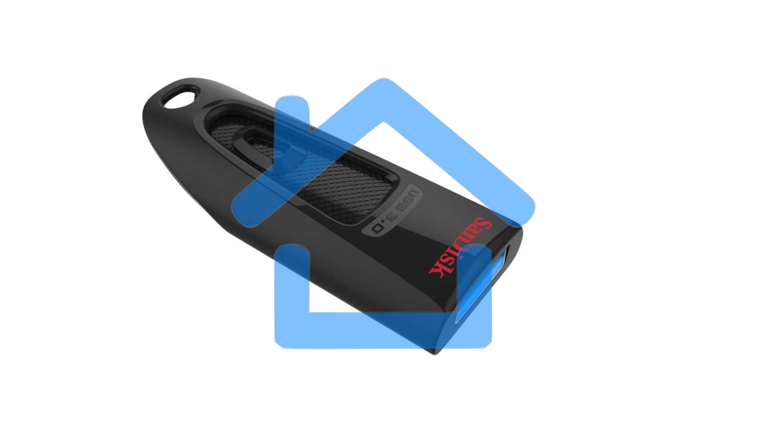 Флешка USB R/W Sandisk 256Gb Ultra SDCZ48-256G-U46 USB3.0 черный