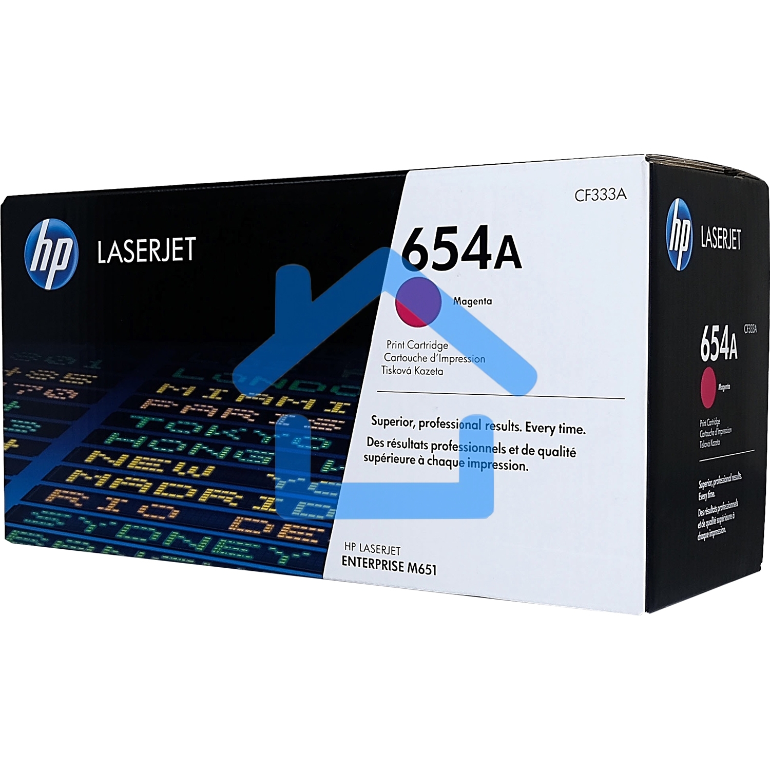 Тонер Картридж HP 654A CF333A пурпурный для HP CLJ Ent M651n/M651dn/M651xh/M680dn/M680f (15000стр.)