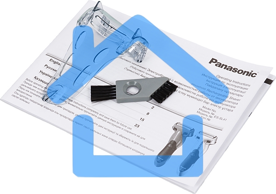 Электробритва сетчатая Panasonic ES-SL41-S520 реж.эл.:3 питан.:аккум. серый/синий