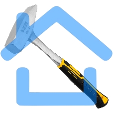 Молоток слесарный Denzel 800 г, цельнометаллический, двухкомпонентная рукоятка