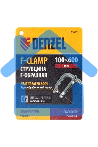 Струбцина Denzel F-образная, 100x600 мм, кованая