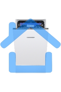 Встраиваемая посудомоечная машина Maunfeld MLP-08PRO, серебристый, 44.8 см, 10 компл., 47 дБ, класс A++