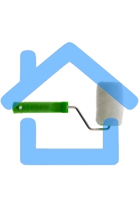 Валик ИСКУССТВЕННЫЙ МЕХ с ручкой, 100 мм, ворс 15 мм, D 48 мм, D руч. - 6 мм, полиэстер Сибртех