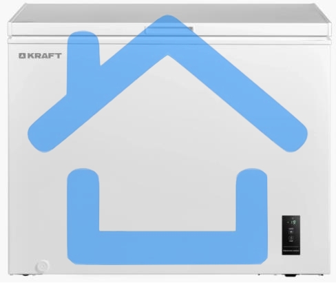 Морозильный ларь Kraft BD(W)-360BL белый, 345л