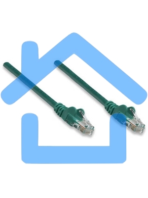 Патч-корд UTP кат. 5e, 0.5м ExeGate зеленый