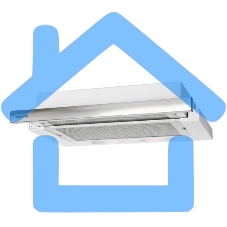 Вытяжка встраиваемая Elikor Интегра 60П-400-В2Л белый/нержавеющая сталь