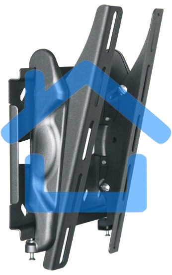 Кронштейн для телевизора Holder LCDS-5010 черный металлик настенный наклон