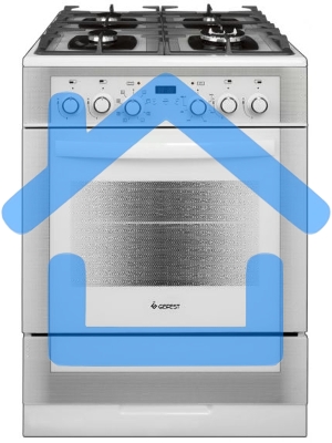 Плита комбинированная Gefest ПГЭ 6502-03 0242 белый, конфорок 4 газовых, духовка 55 л, 60 см x 85 см x 60 см