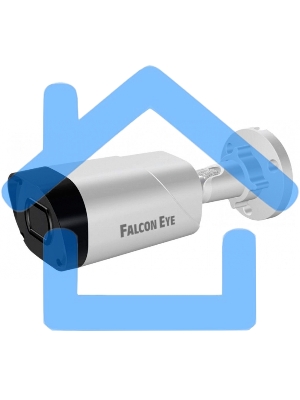 Видеокамера Falcon Eye FE-MHD-BV2-45 Цилиндрическая, универсальная 1080P видеокамера 4 в 1 (AHD, TVI, CVI, CVBS) с вариофокальным объективом и функцией 