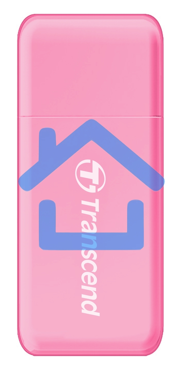 Считыватель карты памяти Transcend All in1 Multi Card Reader, Pink