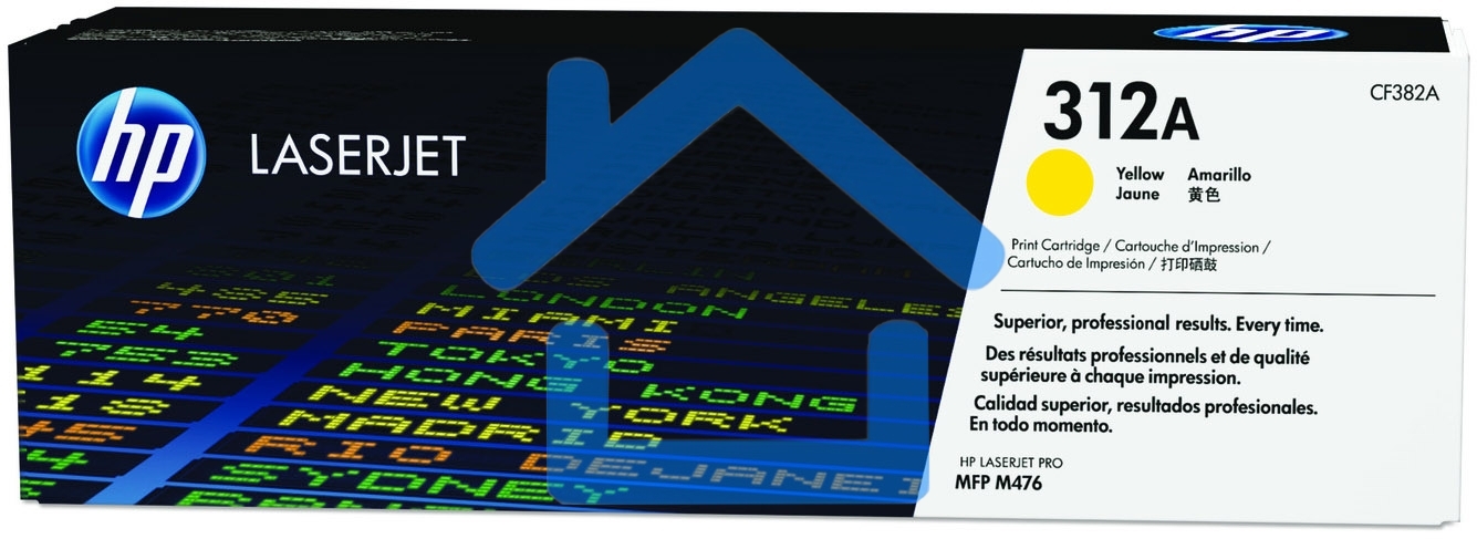 Тонер Картридж HP 312A CF382A желтый для HP CLJ Pro M476 (2400стр.)
