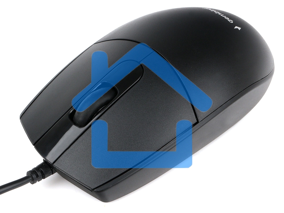 Комплект клавиатура+мышь проводные Gembird KBS-9050, черный,104кл, 3кн., каб.1.5м