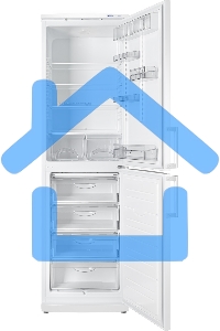 Холодильник Atlant XM-4025-000 белый двухкамерный 225/139л морозилка снизу