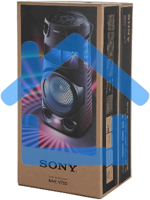 Минисистема Sony MHC-V73D черный CD CDRW DVD DVDRW FM USB BT
